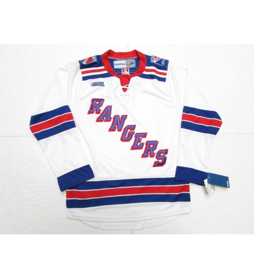 Custom OHL Kitchener Rangers 2008-pre Hockey Jersey Home White